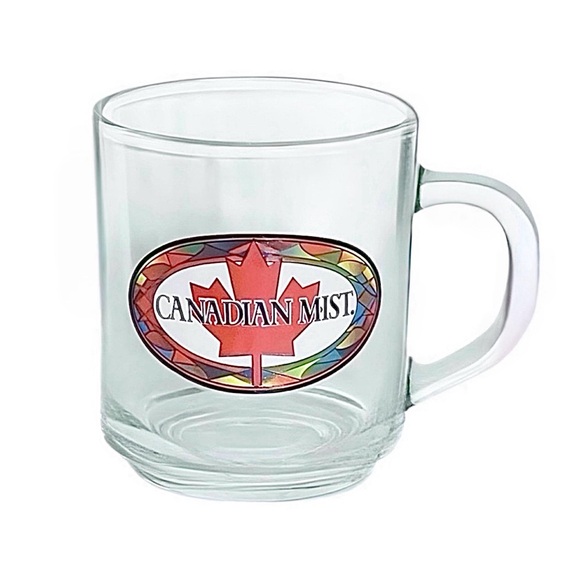 NEW! (2) Vintage Canadian Mist Whiskey Glass Mug - Picture 3 of 3